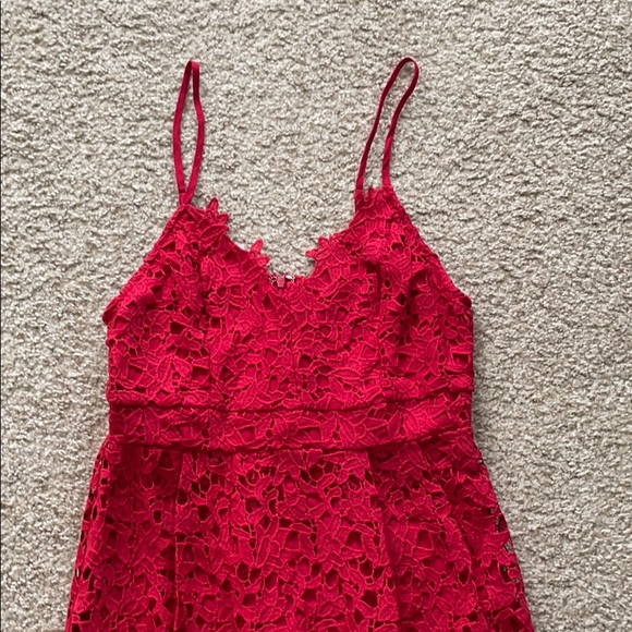 SOLD NWOT ASTR the Label lace a line midi dress - Picture 9 of 10